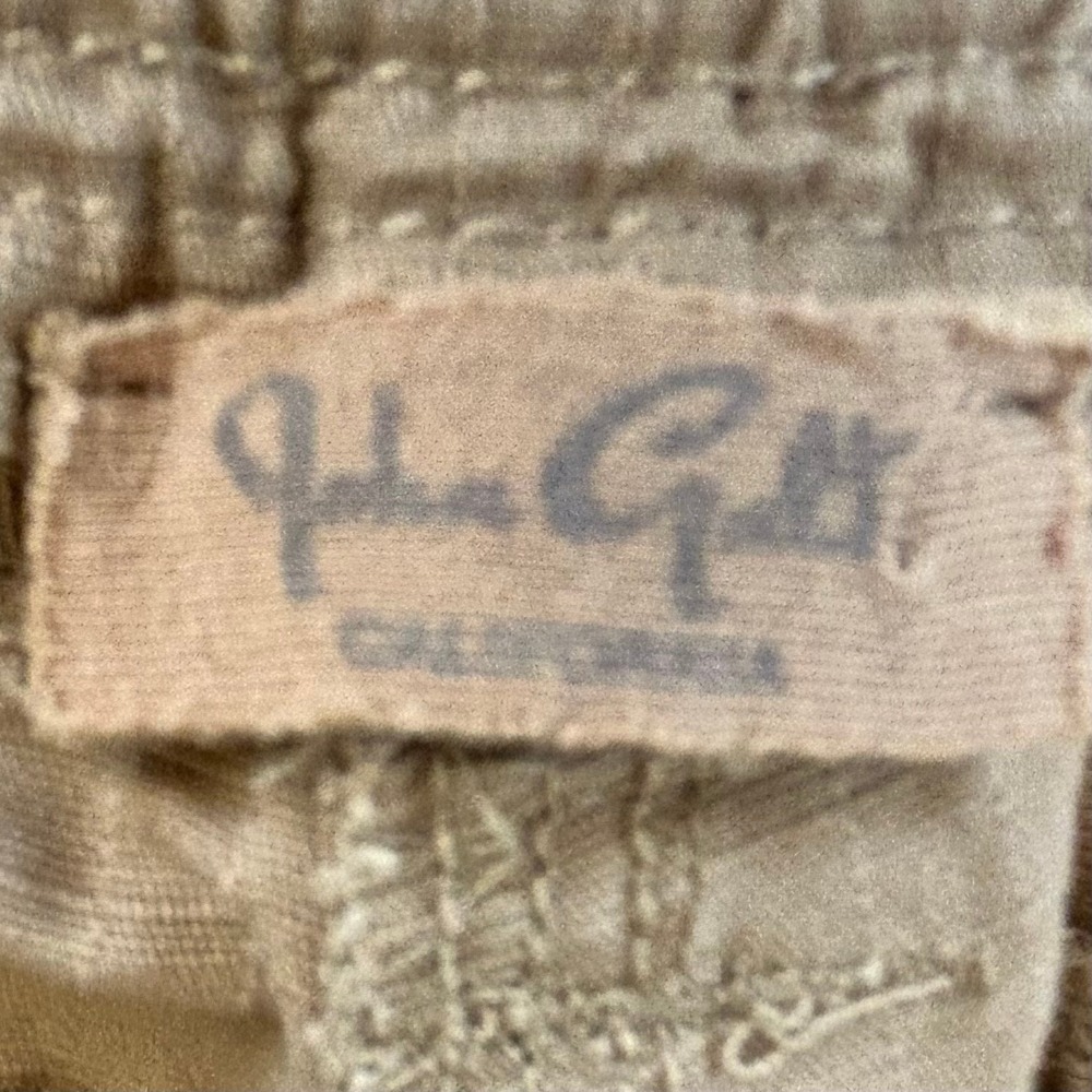 John Galt Cargo Pants One Size(S) Tan Good Ripstop Drawstring Utility MH500-Z363 - Picture 2 of 9